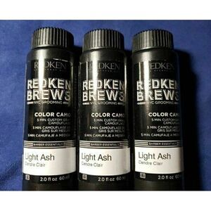 Redken Brews Camo Light Ash Trio. Fast Shipping!